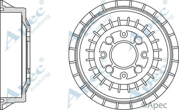 Brake Drum (DRM9518)