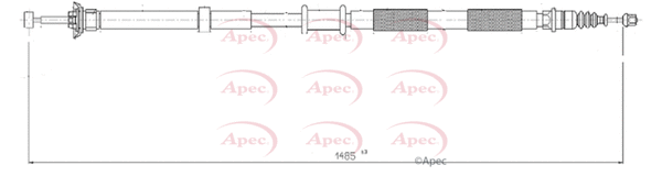 Cable Pull, parking brake (CAB1553)