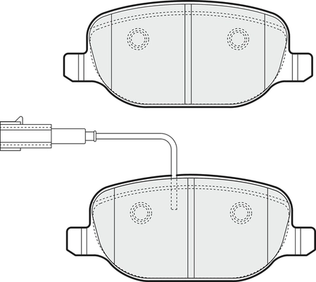 Brake Pad Set, disc brake (PD3898)