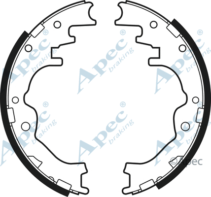Brake Shoe Set (SHU485)