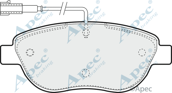 Brake Pad Set, disc brake (PAD1293)