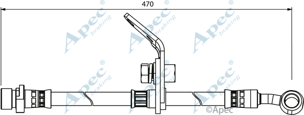 Brake Hose (HOS3980)
