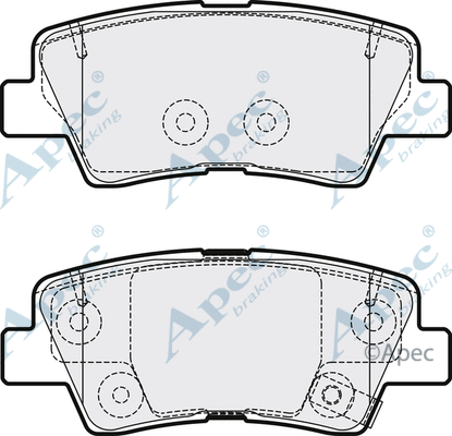 Brake Pad Set, disc brake (PAD2096)