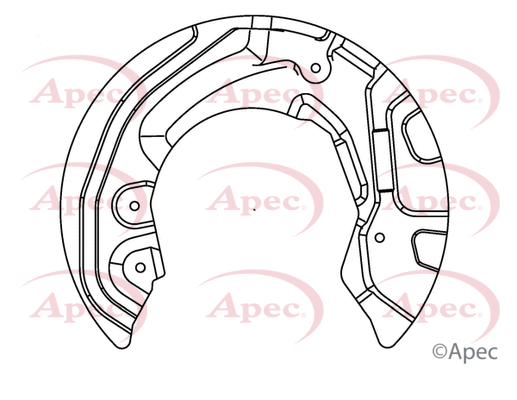 Splash Guard, brake disc (ASG1019)