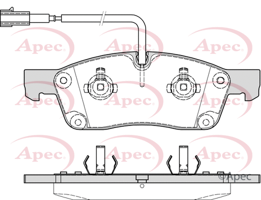 Brake Pad Set, disc brake (PAD2227)