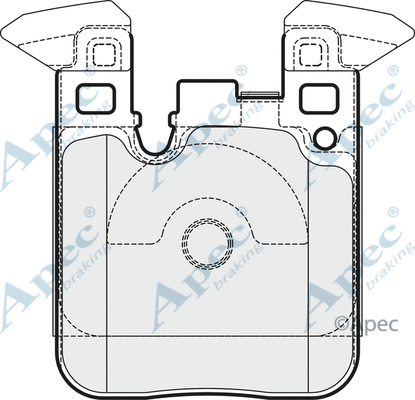Brake Pad Set, disc brake (PAD1943)
