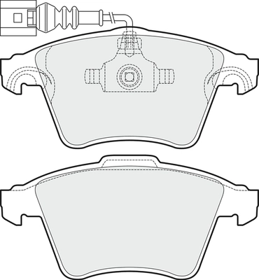 Brake Pad Set, disc brake (PD3598)