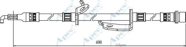 Brake Hose (HOS4127)