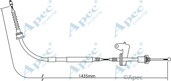Cable Pull, parking brake (CAB1299)