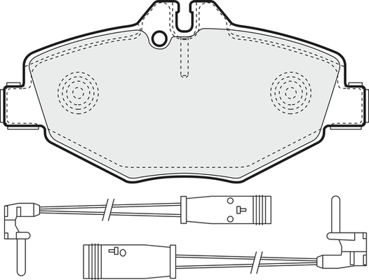 Brake Pad Set, disc brake (PD3330)