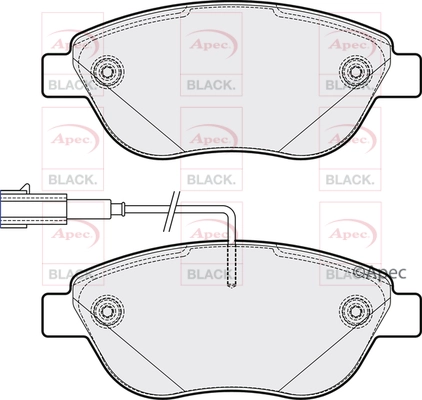 Brake Pad Set, disc brake (PAD2109B)