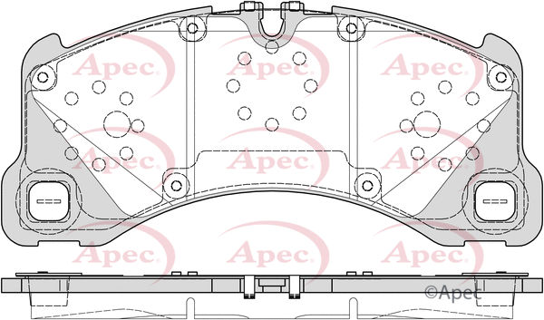 Brake Pad Set, disc brake (PAD2411)