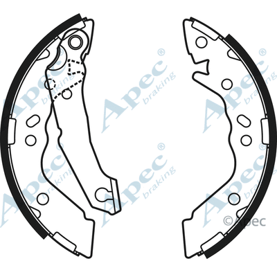 Brake Shoe Set (SHU599)