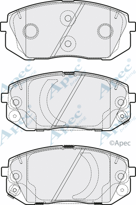 Brake Pad Set, disc brake (PAD1860)