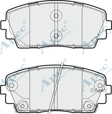 Brake Pad Set, disc brake (PAD1877)