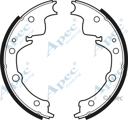 Brake Shoe Set (SHU384)