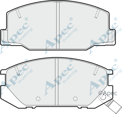 Brake Pad Set, disc brake (PAD854)