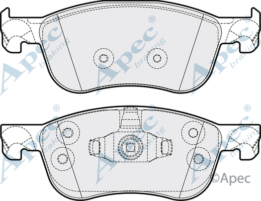 Brake Pad Set, disc brake (PAD2207)