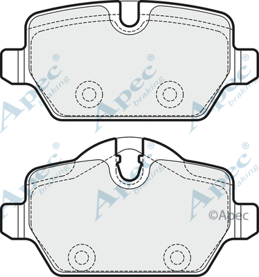 Brake Pad Set, disc brake (PAD1817)