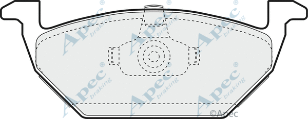 Brake Pad Set, disc brake (PAD966)