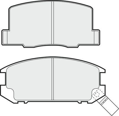 Brake Pad Set, disc brake (PD3406)