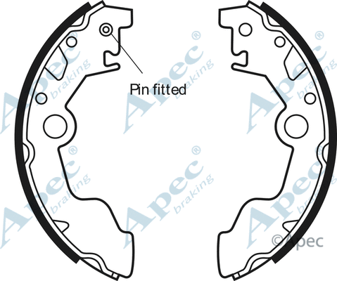 Brake Shoe Set (SHU542)