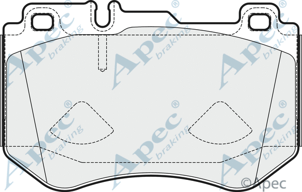 Brake Pad Set, disc brake (PAD2024B)