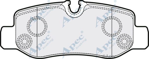 Brake Pad Set, disc brake (PAD2052)