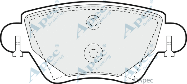 Brake Pad Set, disc brake (PAD1175)