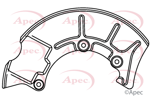 Splash Guard, brake disc (ASG1044)