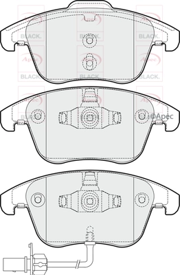 Brake Pad Set, disc brake (PAD1651B)
