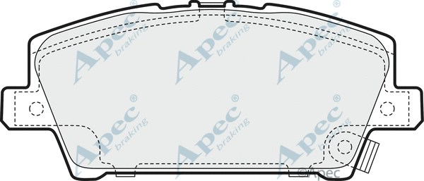 Brake Pad Set, disc brake (PAD1538)