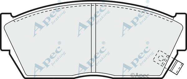 Brake Pad Set, disc brake (PAD458)
