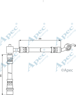 Brake Hose (HOS4086)