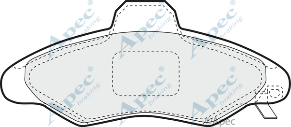 Brake Pad Set, disc brake (PAD1021)