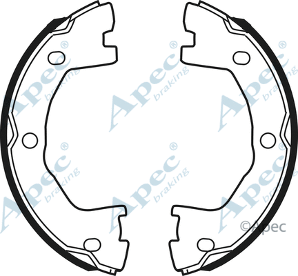 Brake Shoe Set, parking brake (SHU779)