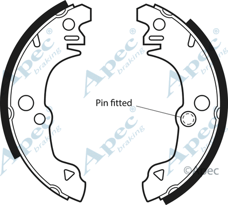 Brake Shoe Set (SHU85)