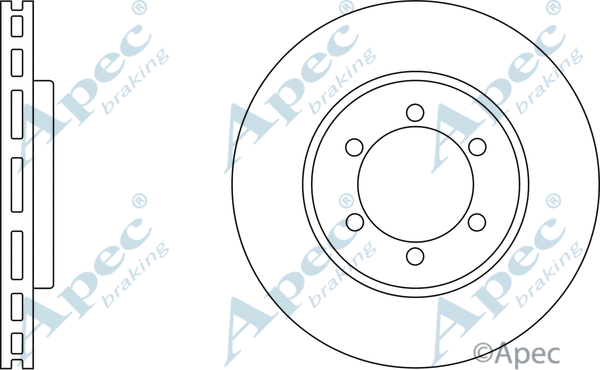 Brake Disc (DSK2071)