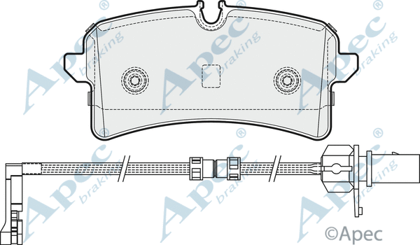 Brake Pad Set, disc brake (PAD1963)