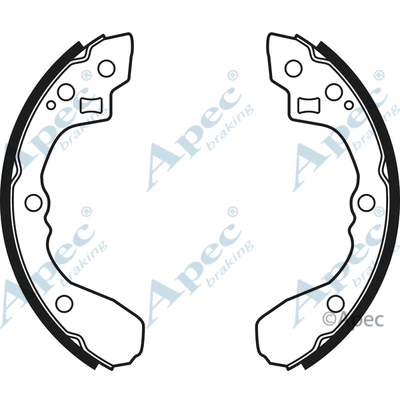 Brake Shoe Set (SHU668)
