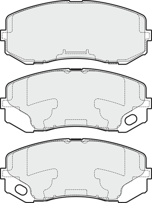 Brake Pad Set, disc brake (PD3897)