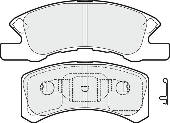 Brake Pad Set, disc brake (PD3614)
