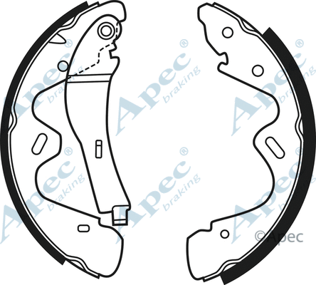 Brake Shoe Set (SHU682)