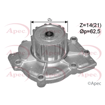 Water Pump, engine cooling (AWP1466)