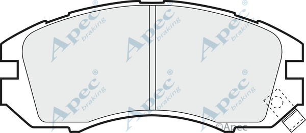 Brake Pad Set, disc brake (PAD739)