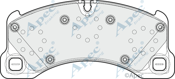 Brake Pad Set, disc brake (PAD1670)