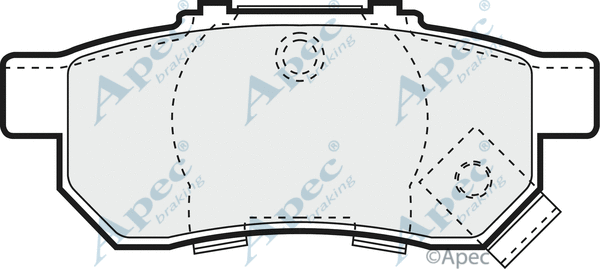 Brake Pad Set, disc brake (PAD1009)