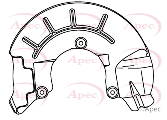 Splash Guard, brake disc (ASG1144)