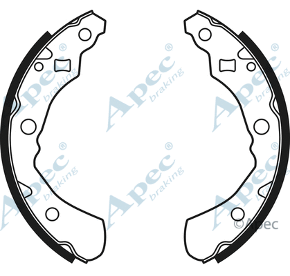 Brake Shoe Set (SHU656)