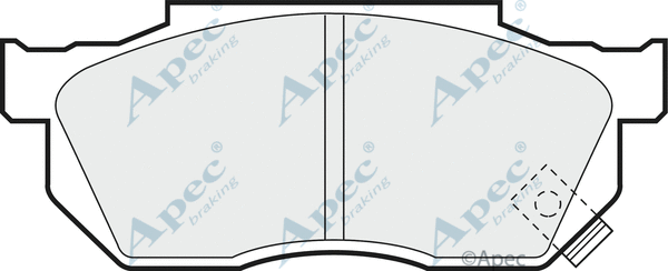 Brake Pad Set, disc brake (PAD472)
